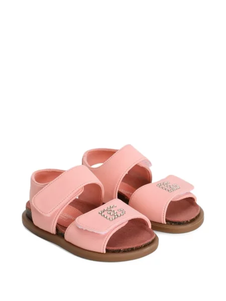 Sandały dziecięce Dolce And Gabbana różowe