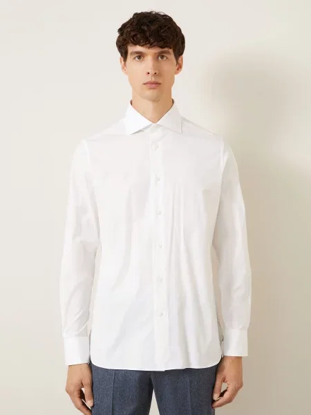 Zegna Košile Regular Fit bílá