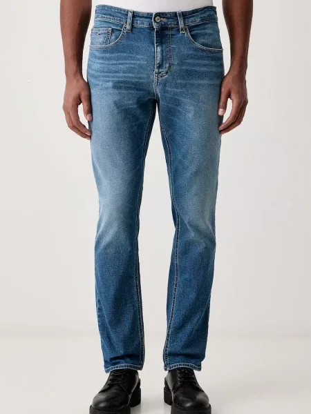 Tommy Jeans blugi slim fit pentru bărbați albastru