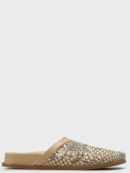 Шлепанцы Helena Soretti бежевые