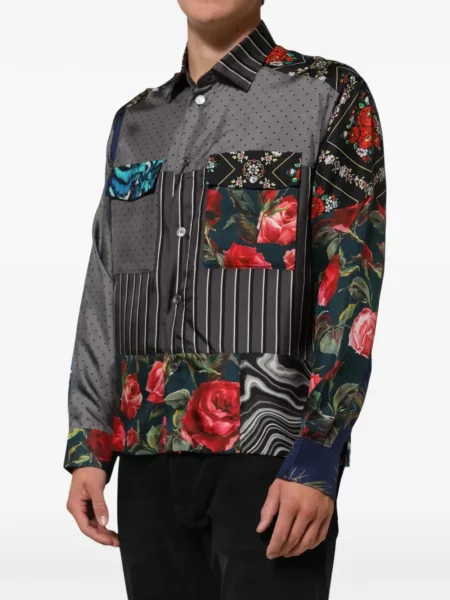 Lung cămașă Dolce & Gabbana negru