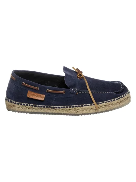 Espadryle Espadrilles zamszowe niebieskie
