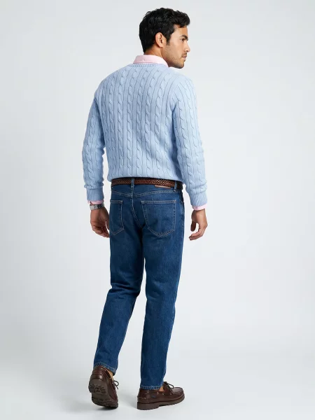 Sveter Polo Ralph Lauren modrá