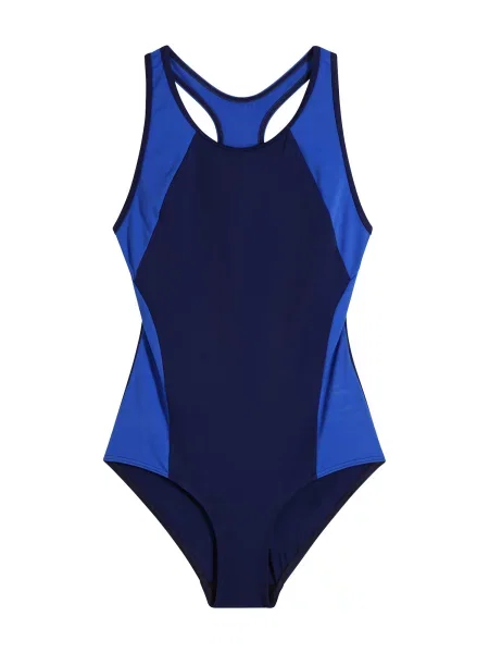 Bonprix Costum de baie întreg marin / azur albastru