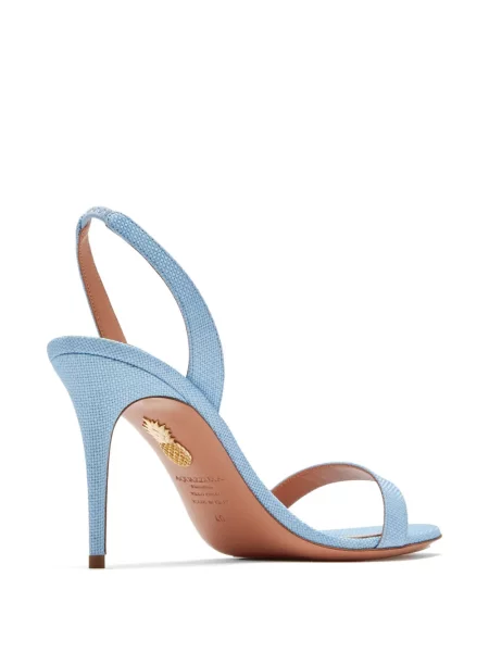 Sandale Aquazzura s otvorenom petom plava
