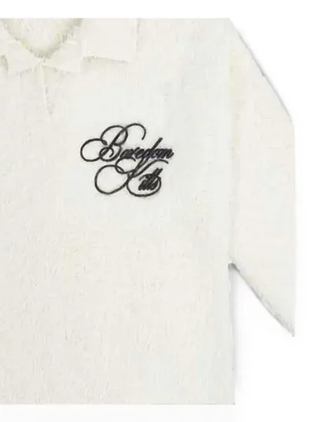 Tricou polo Boredom Kills de mohair