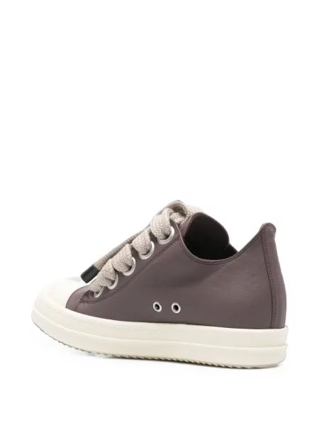 Sneakerși Rick Owens din piele gri