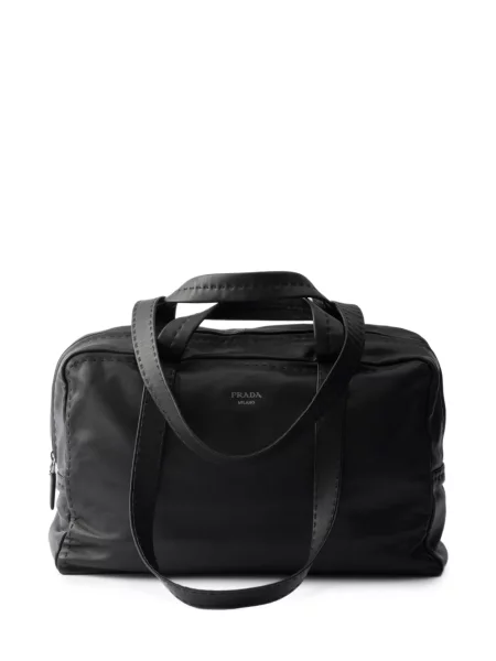 Geantă Prada din piele business negru