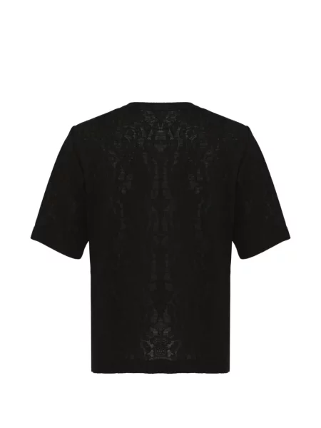 Tricou Renli Su cu funde din dantelă negru