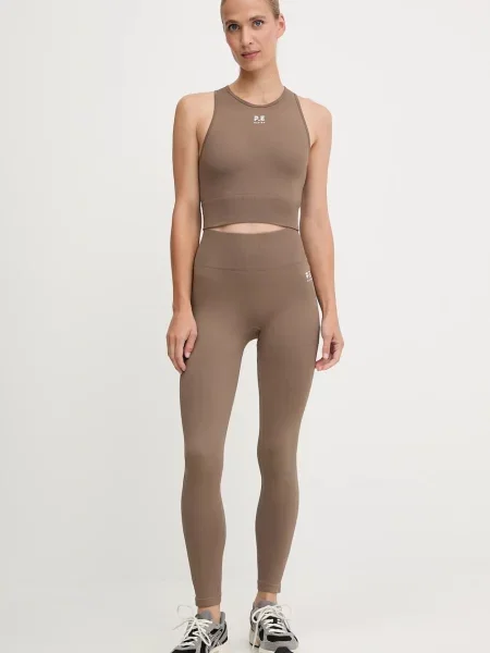 Однотонные бесшовные леггинсы P.e Nation черные