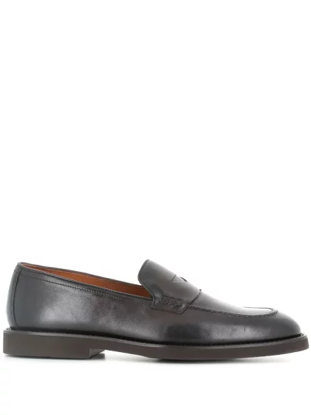 Pantofi loafer Doucal's din piele maro