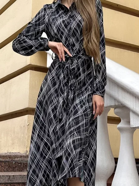 Сукня міді LadyLike чорний