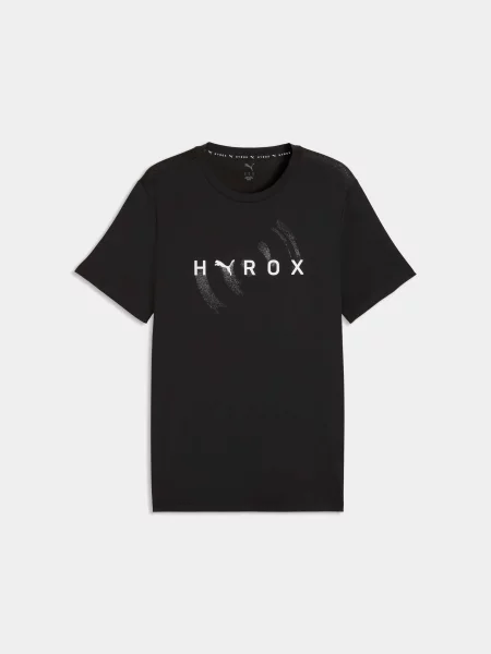Спортивна футболка PUMA M Hyrox Cloudspun Thermo Tee комбінований верх чорний