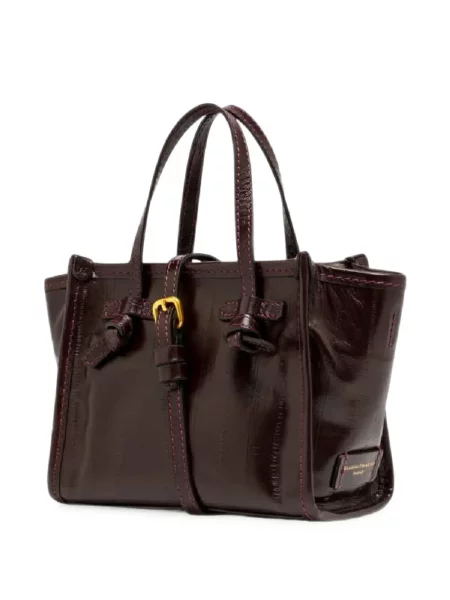 Geantă shopper Gianni Chiarini cu cataramă roșu