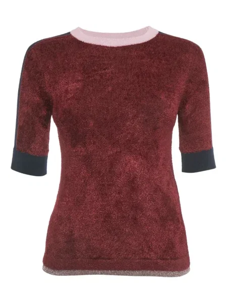 Pulover Weekend Max Mara tricotate roșu