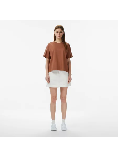 Футболка Lacoste коричневая