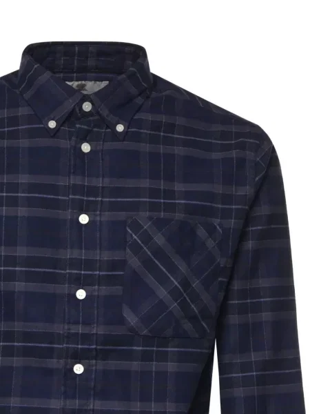 Lung cămașă Barbour albastru