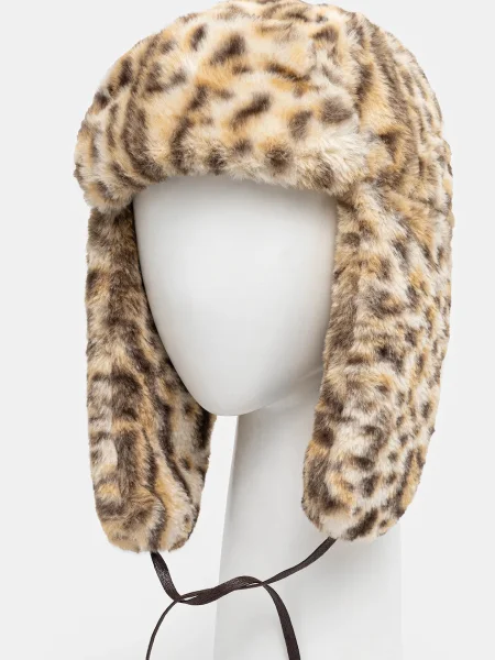 Kangol Kapa LEOPARD TRAPPER bež