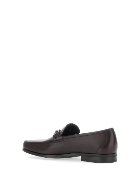 Pantofi loafer Ferragamo din piele maro