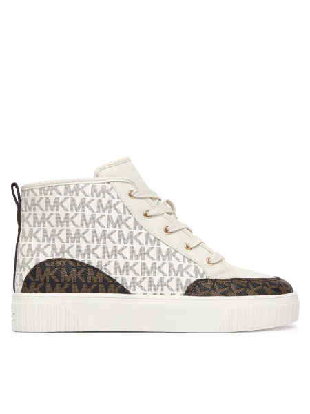 Sneakersy MICHAEL Michael Kors Shea Split Krémová čierna