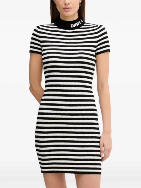 Rochie Dkny cu dungi de costum negru