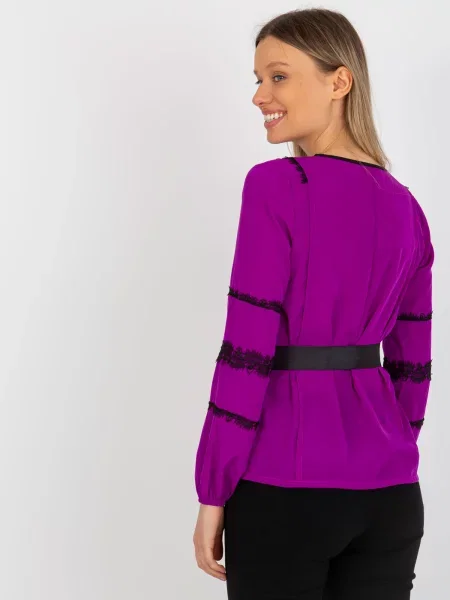 Bluză Fashionhunters violet