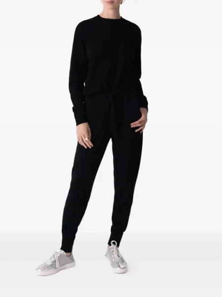 Pulover Minnie Rose cu decolteu rotund negru