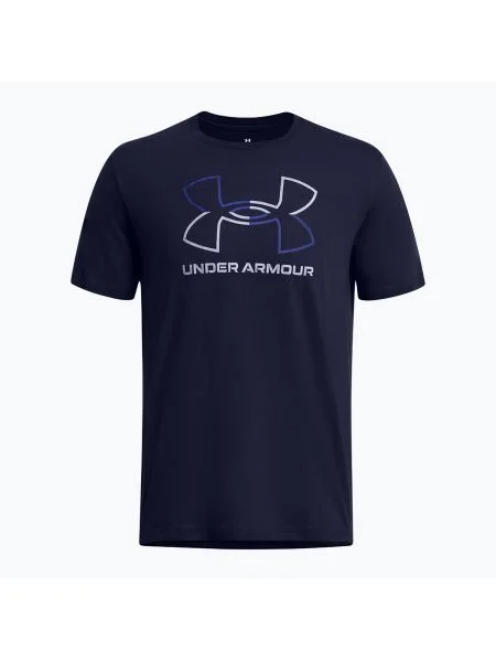 Мъжка тренировъчна тениска Under Armour GL Foundation Update midnight navy/royal/mod grey сиво