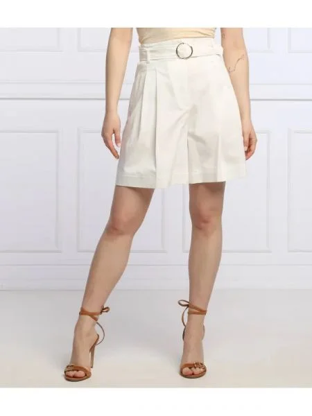 Marella Pantaloni scurți LANGUE | Relaxed fit alb