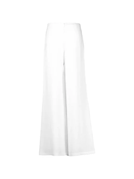 Pantaloni palazzo Faithfull alb