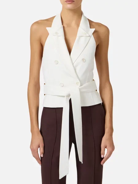 Жилет Elisabetta Franchi білий