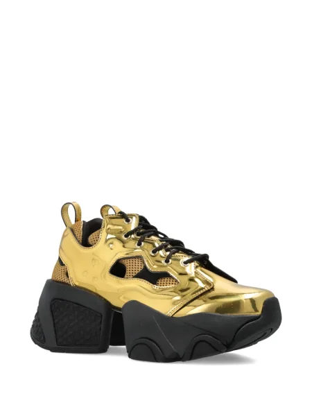 Sneakerși Noir Kei Ninomiya cu platformă auriu