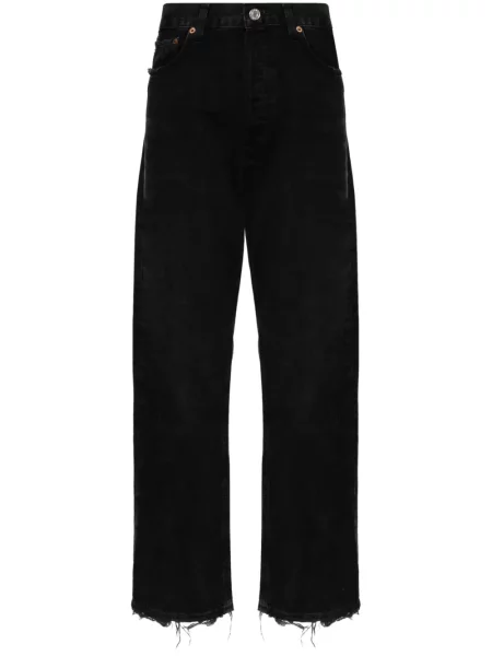 Blugi drepți Agolde negru