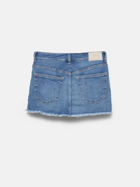 Pull&Bear Fustă denim albastru