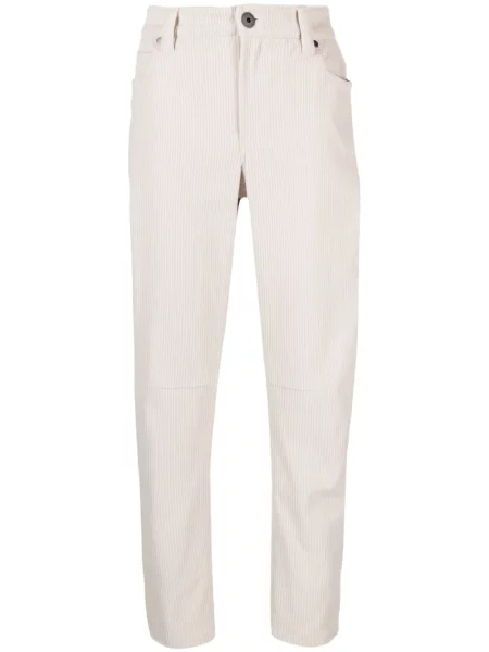 Pantaloni Brunello Cucinelli de catifea cord conici