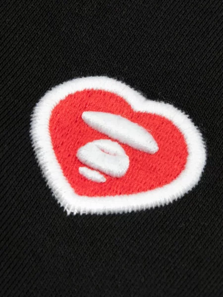 Kardigan Aape By *a Bathing Ape® s V-izrezom s autogramom crna