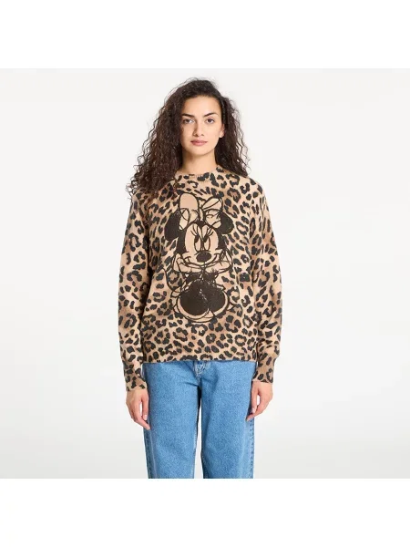 Πουλόβερ Desigual Minnie Sweater Tobacco L καφέ