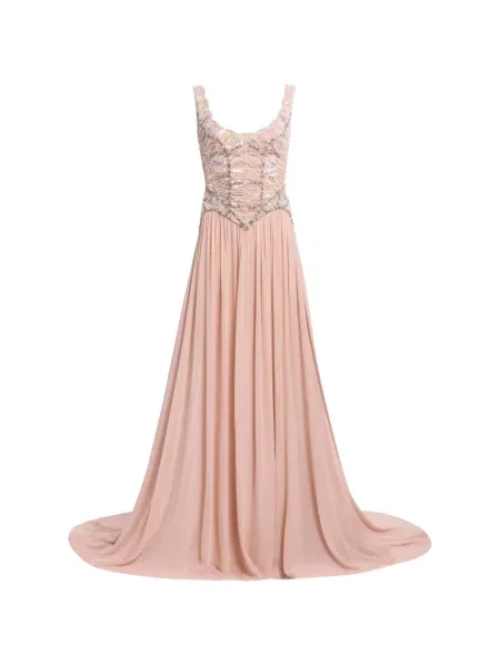 Rochie maxi Elie Saab cu broderie