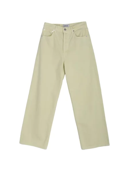 Blugi cu picior larg Agolde galben