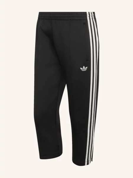 Běžecké pruhované kalhoty Adidas Originals bílé