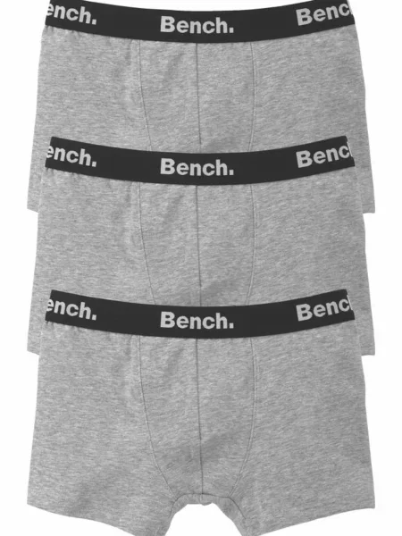 BENCH Boxeri gri amestecat negru