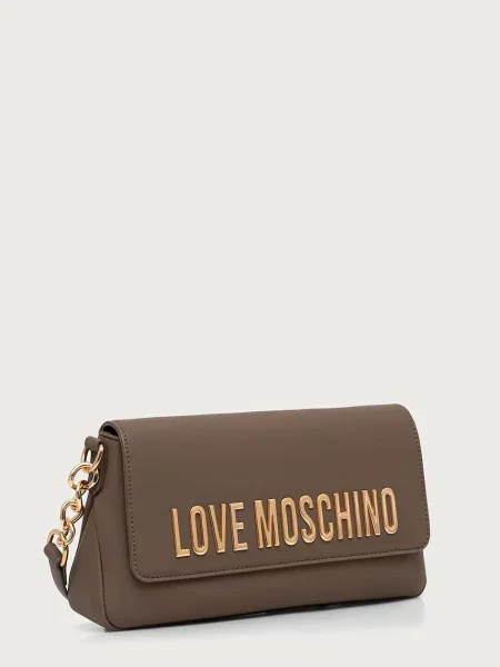 Love Moschino kabelka dámska z imitácie kože ružová