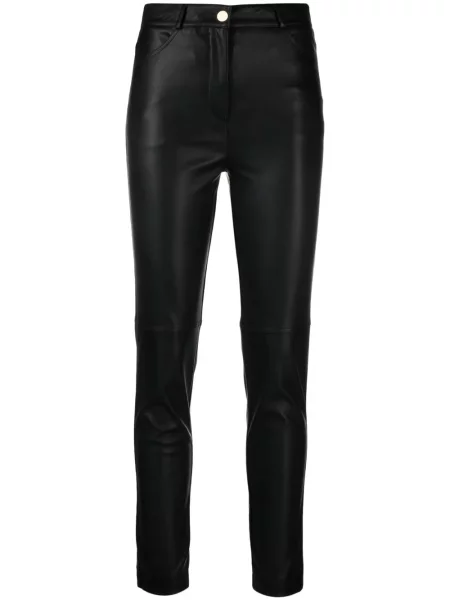 Pantaloni Blanca Vita din piele negru