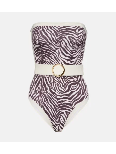 Strój kąpielowy Alexandra Miro z nadrukiem w zebrę