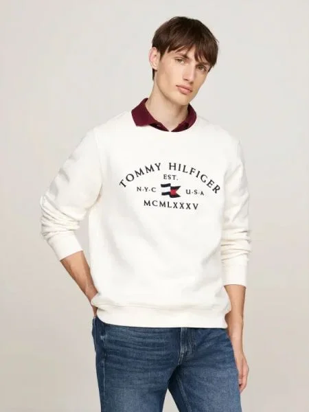 Tommy Hilfiger Hanorac alb