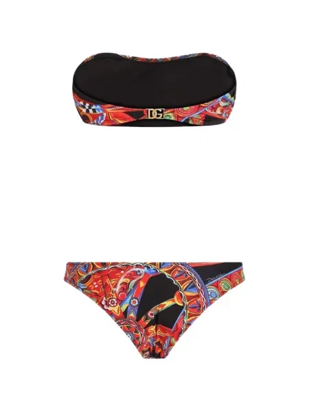 Bikini Dolce & Gabbana cu imagine negru