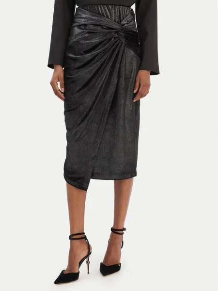 Rinascimento Fustă midi negru