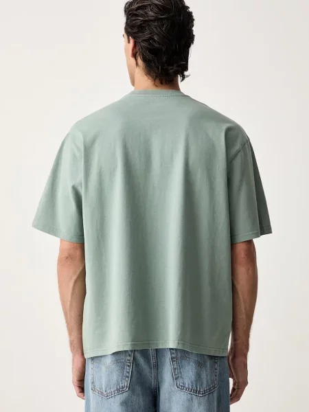 Levi's T-shirt SS WORKWEAR PKT zielona