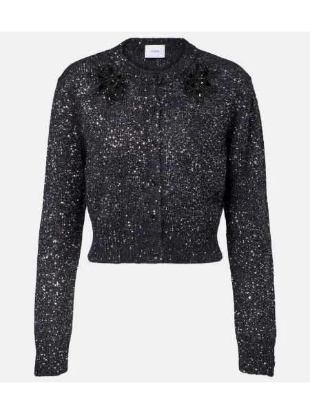 Cropp cardigan Erdem din lână alpaca negru