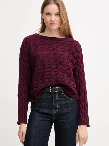 Pulover OUI bordo